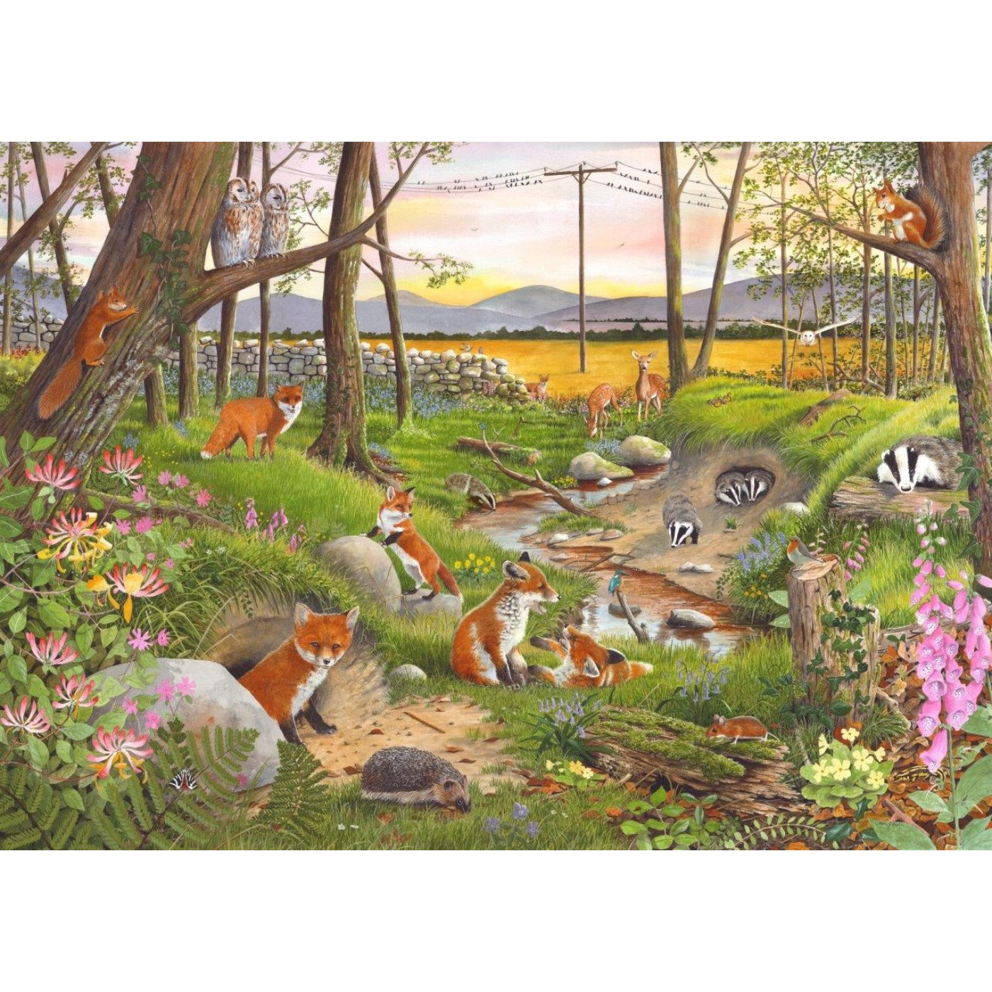 Midsummer Twilight - Big 250 Piece Jigsaw Puzzle-The House of Puzzles-Yes Bebe