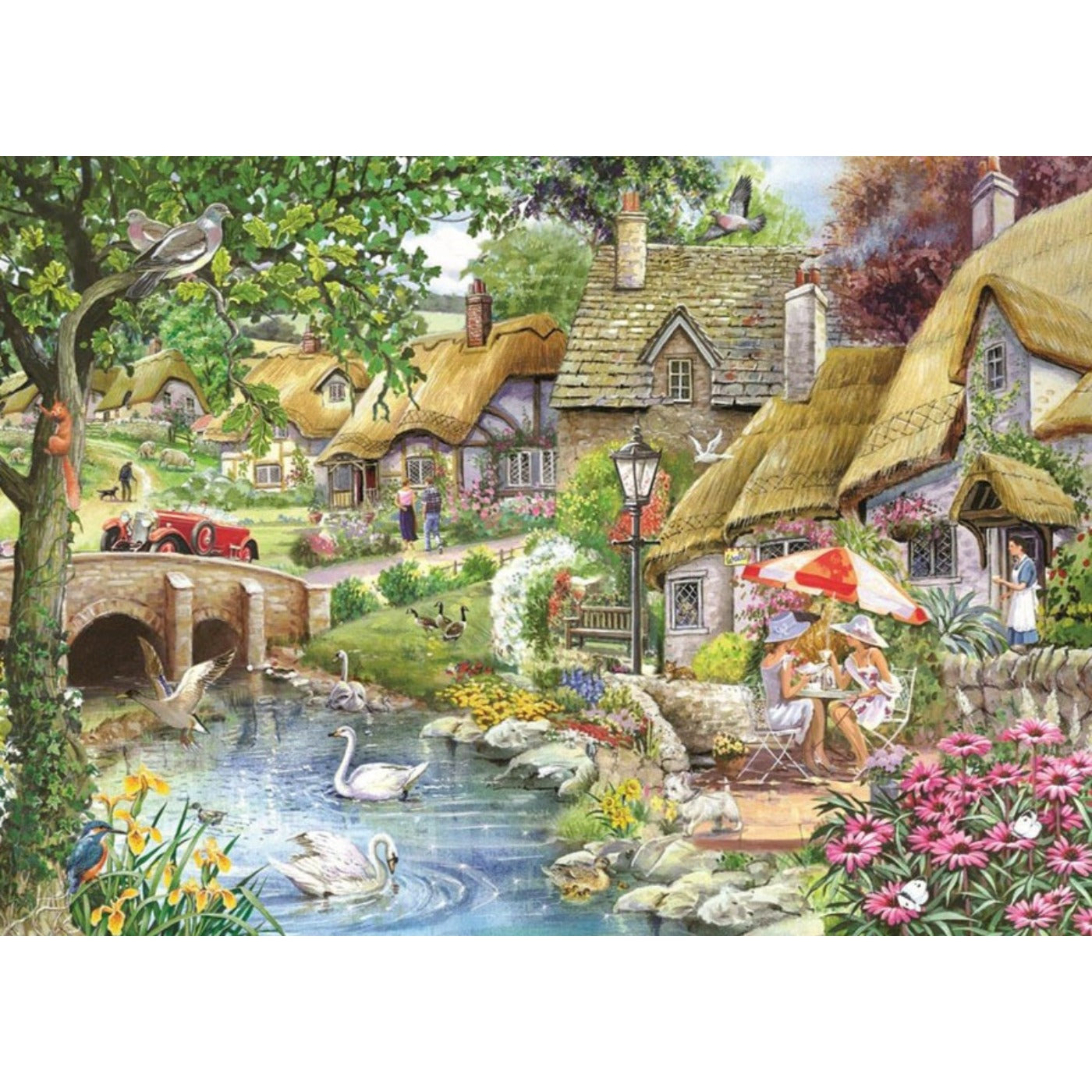 Morning Coffee - 1000 Piece Jigsaw Puzzle-The House of Puzzles-Yes Bebe