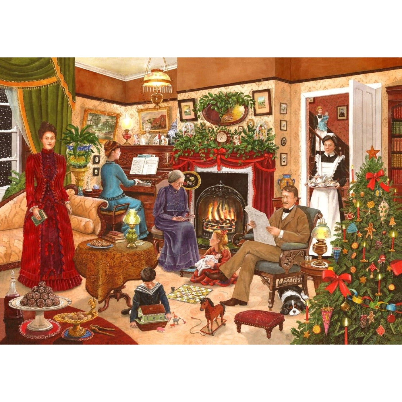 No.12 - Christmas Past - 1000 Piece Jigsaw Puzzle-The House of Puzzles-Yes Bebe