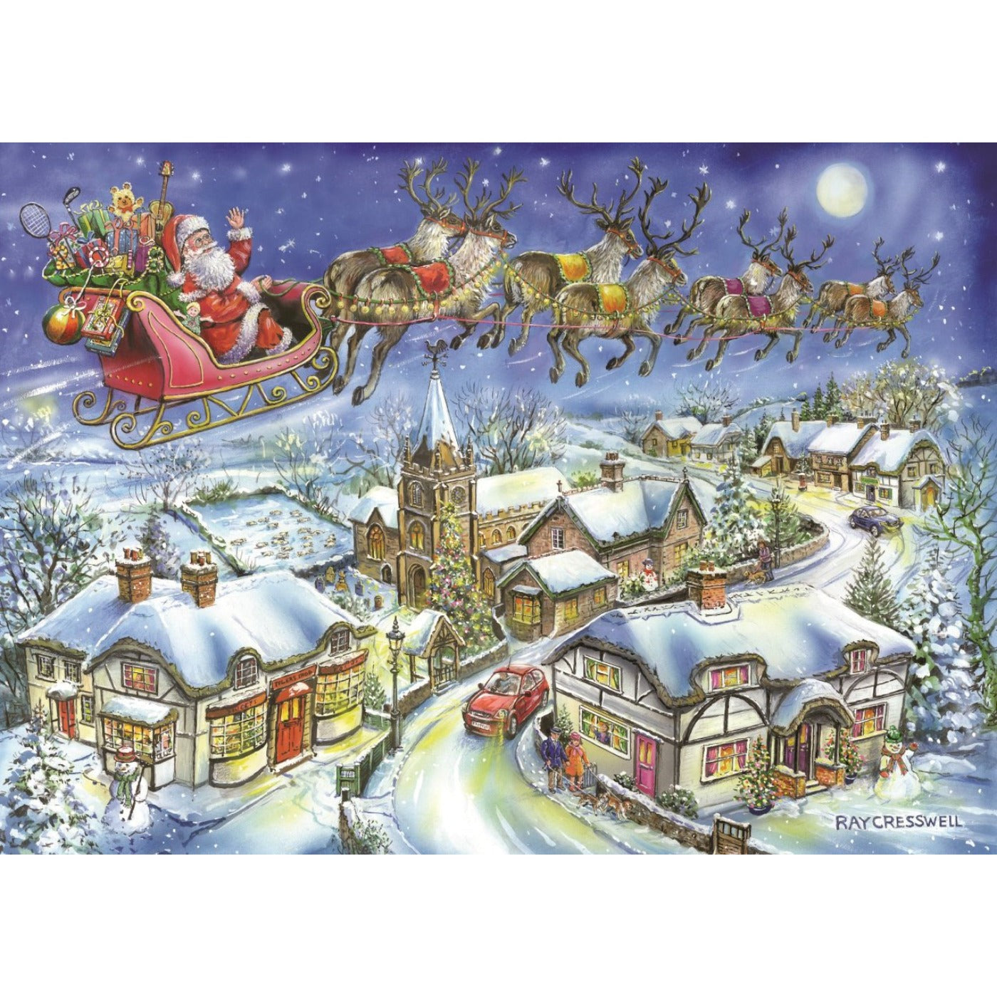 No.13 - Christmas Eve - 1000 Piece Jigsaw Puzzle-The House of Puzzles-Yes Bebe