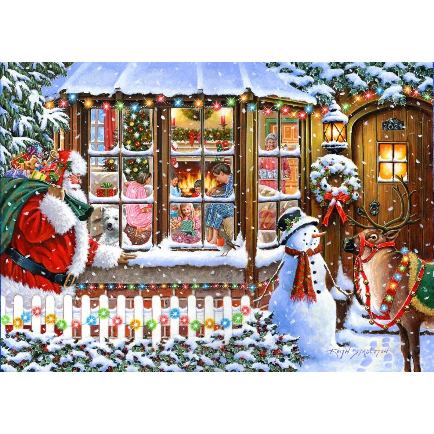 No.16 - With Love From Santa - 1000 Piece Jigsaw Puzzle-The House of Puzzles-Yes Bebe