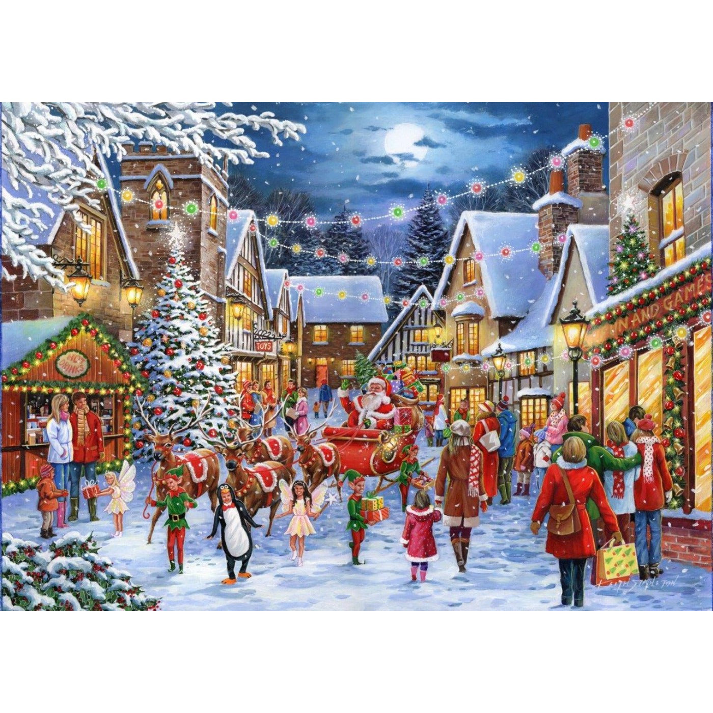 No.17 - Christmas Parade - 1000 Piece Jigsaw Puzzle-The House of Puzzles-Yes Bebe