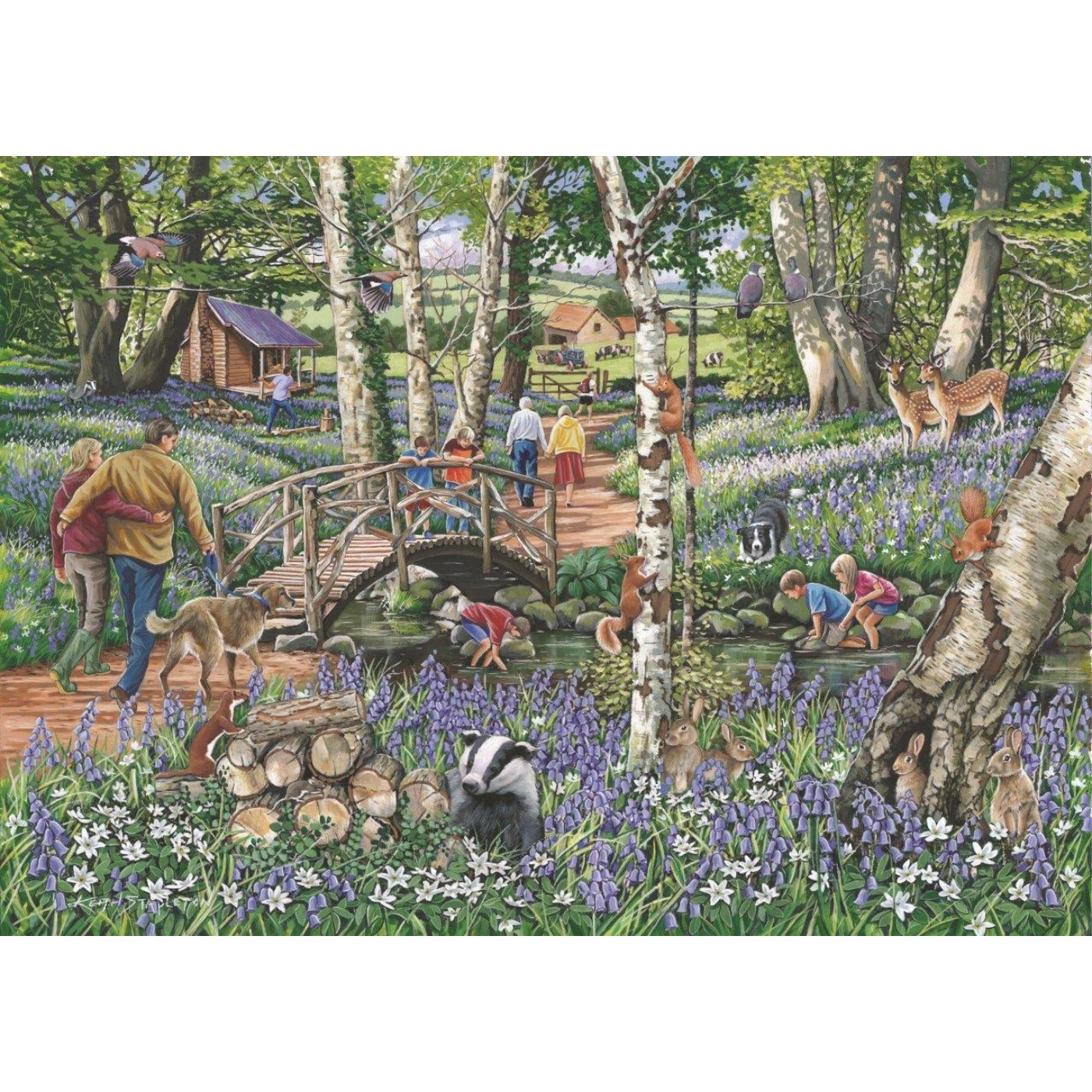 No.18 - Walk In The Woods - 1000 Piece Jigsaw Puzzle-The House of Puzzles-Yes Bebe