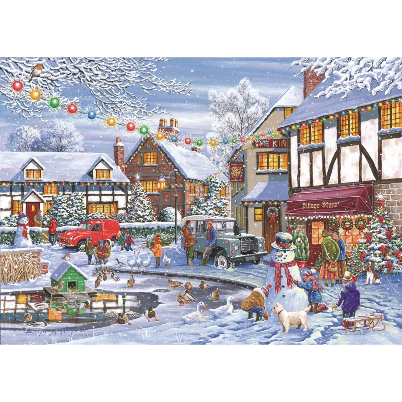 No.20 - On Thin Ice - 1000 Piece Jigsaw Puzzle-The House of Puzzles-Yes Bebe