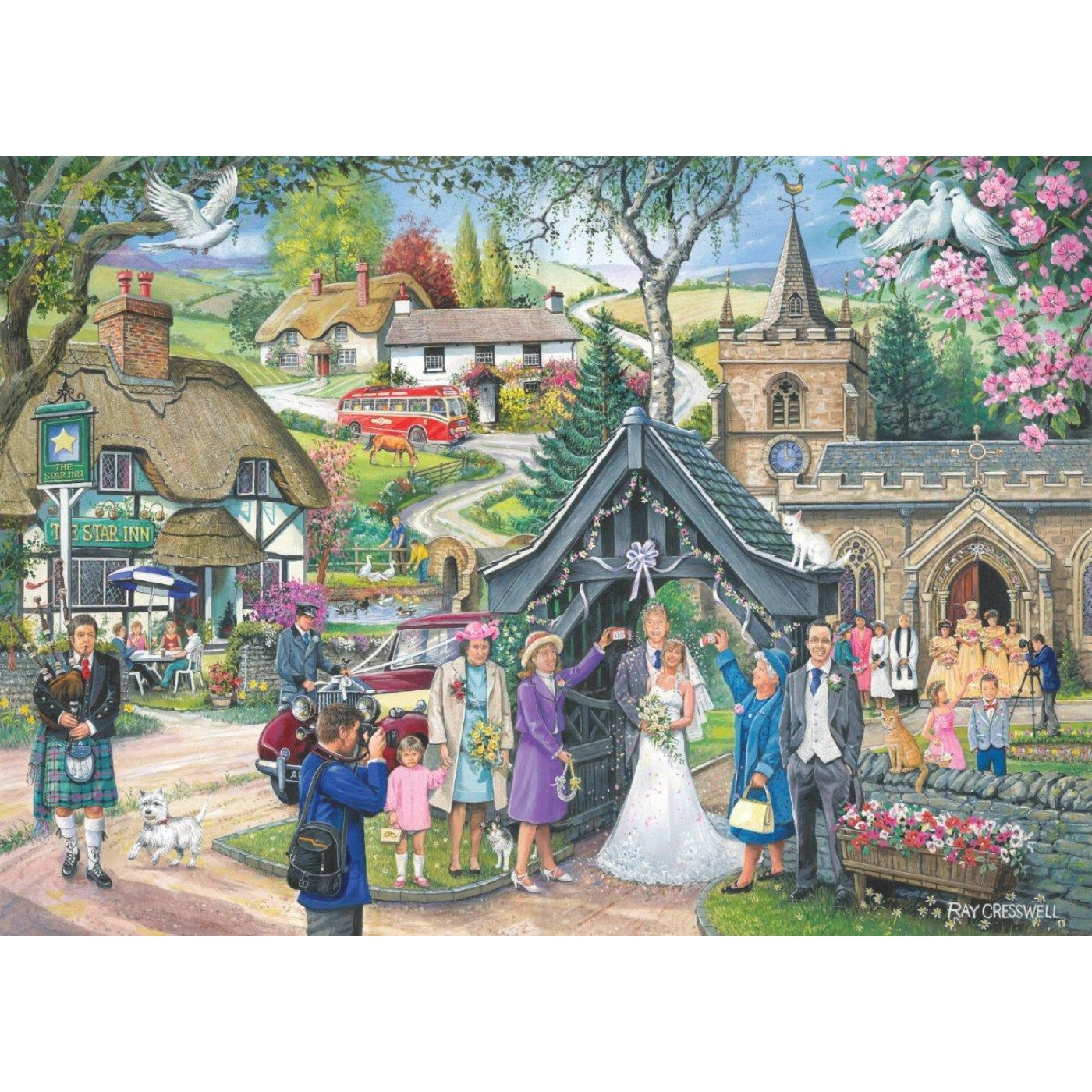 No.4 - Wedding Day - 1000 Piece Jigsaw Puzzle-The House of Puzzles-Yes Bebe