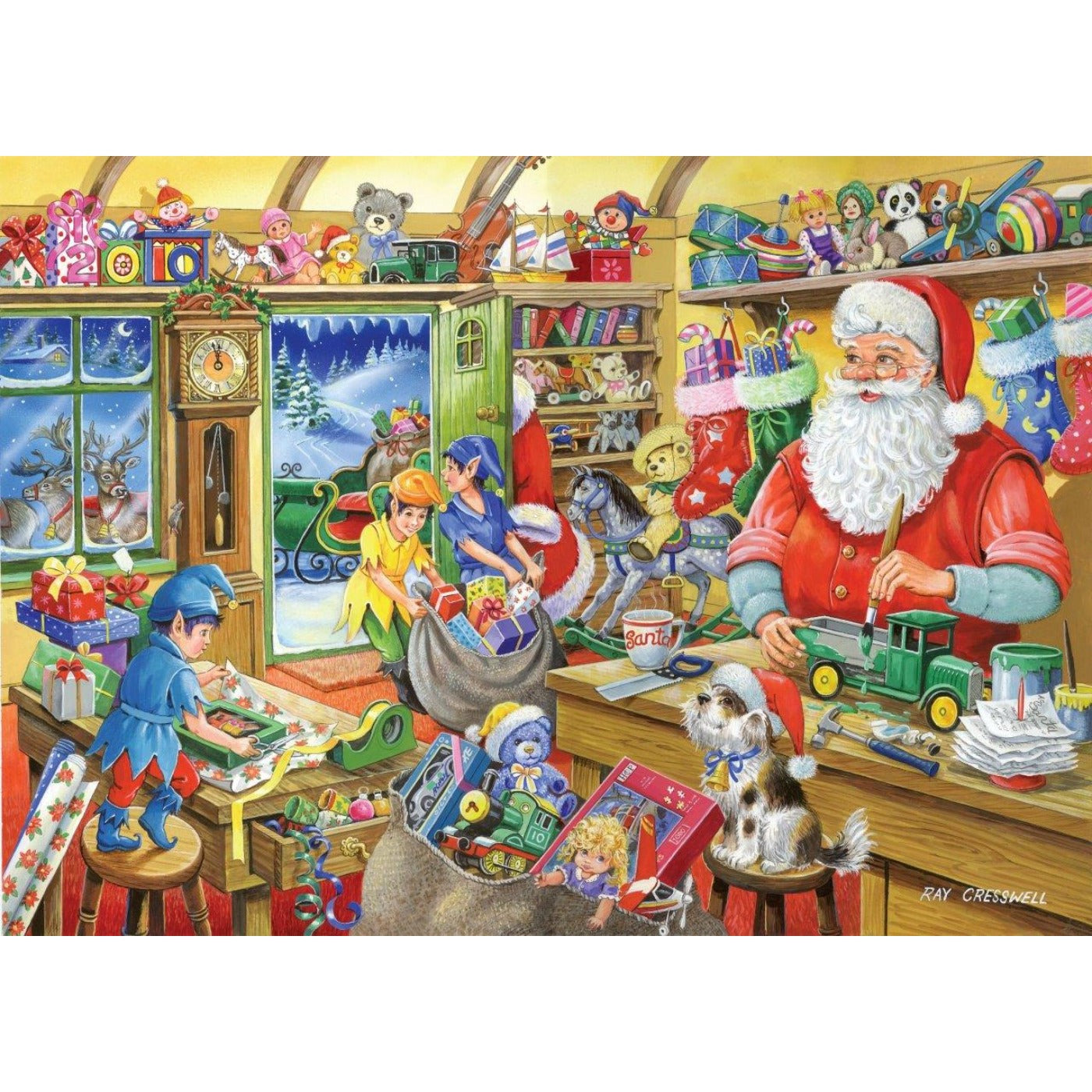 No.5 - Santa's Workshop - 500 Piece Jigsaw Puzzle-The House of Puzzles-Yes Bebe