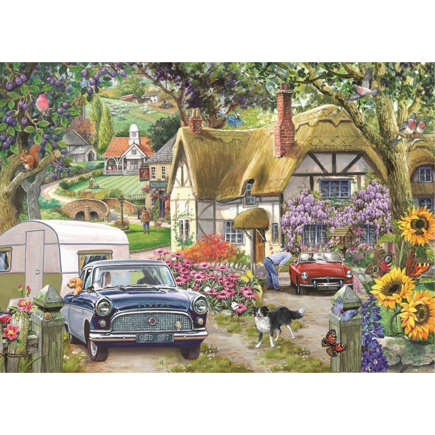 Off We Go - Big 250 Piece Jigsaw Puzzle-The House of Puzzles-Yes Bebe