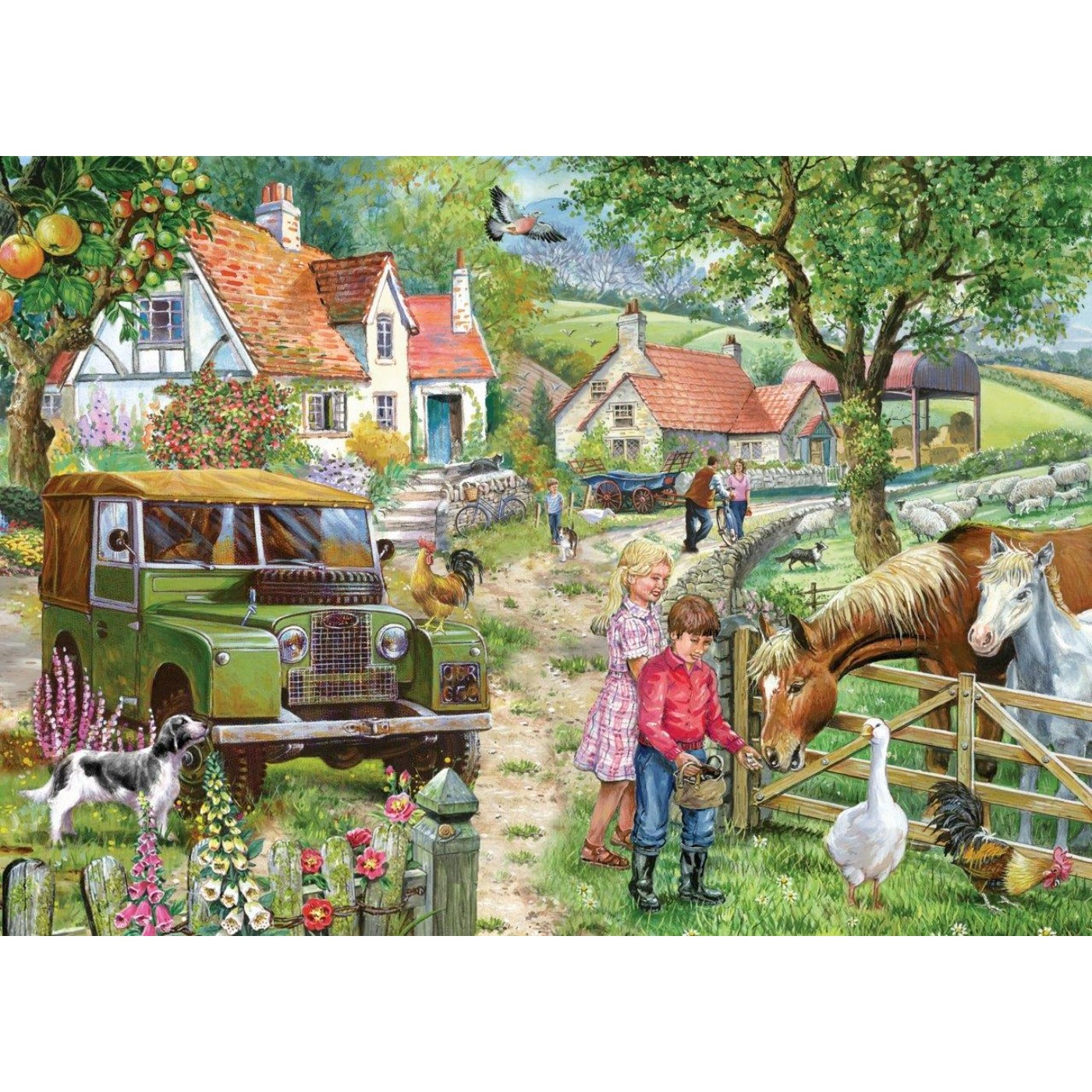 Orchard Farm - 1000 Piece Jigsaw Puzzle-The House of Puzzles-Yes Bebe