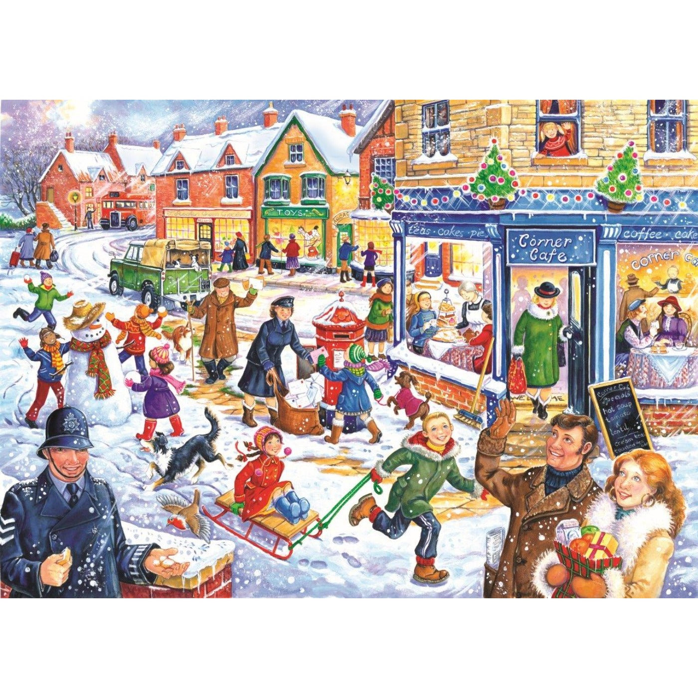 Out In The Snow - Big 250 Piece Jigsaw Puzzle-The House of Puzzles-Yes Bebe