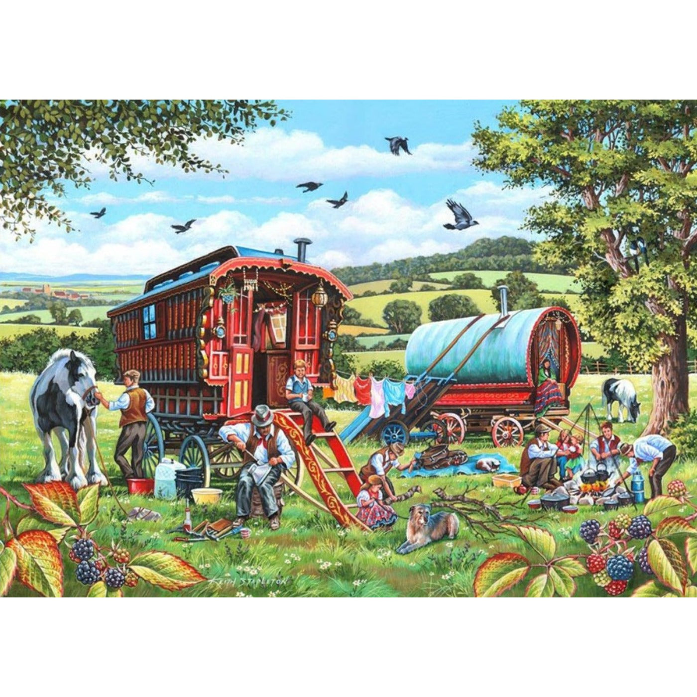 Pedlar Man - 1000 Piece Jigsaw Puzzle-The House of Puzzles-Yes Bebe