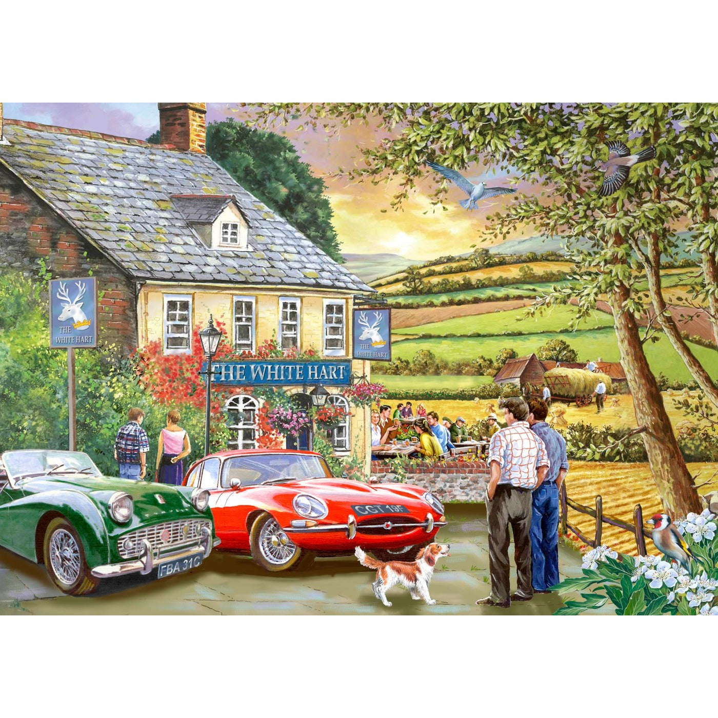 Pleasant Evening - 1000 Piece Jigsaw Puzzle-The House of Puzzles-Yes Bebe