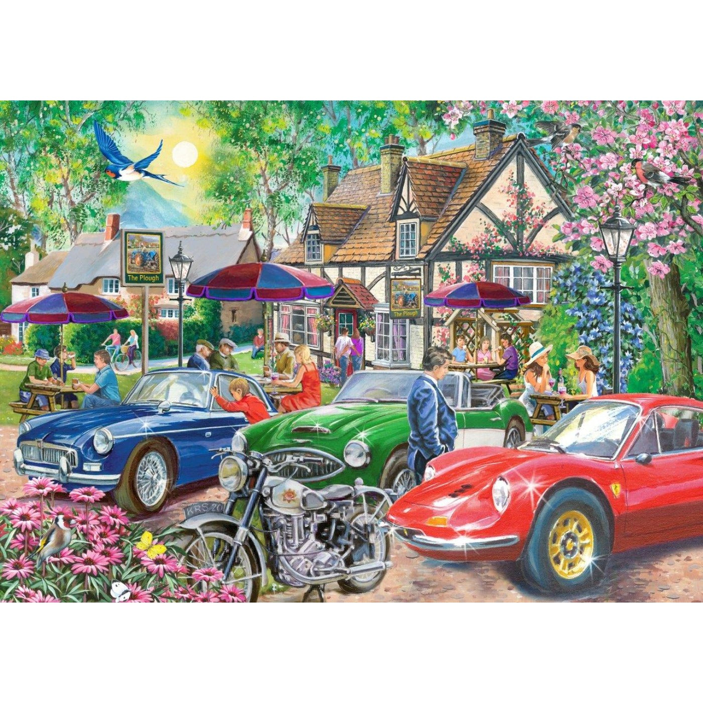 Plough Inn - Big 500 Piece Jigsaw Puzzle-The House of Puzzles-Yes Bebe