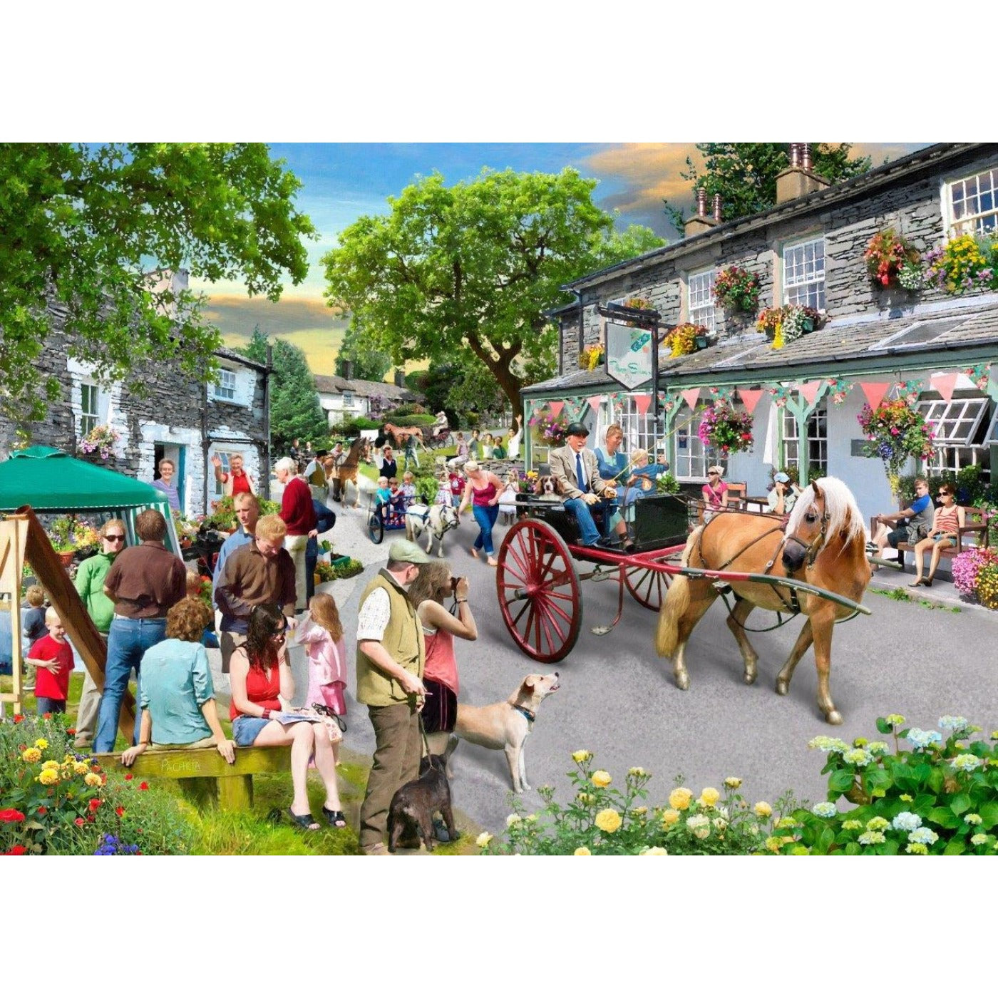 Pony Parade - Big 500 Piece Jigsaw Puzzle-The House of Puzzles-Yes Bebe