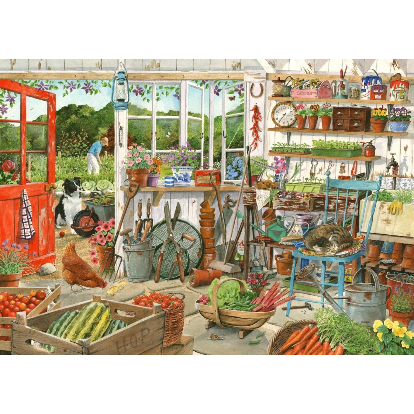 Potting Shed - 1000 Piece Jigsaw Puzzle-The House of Puzzles-Yes Bebe