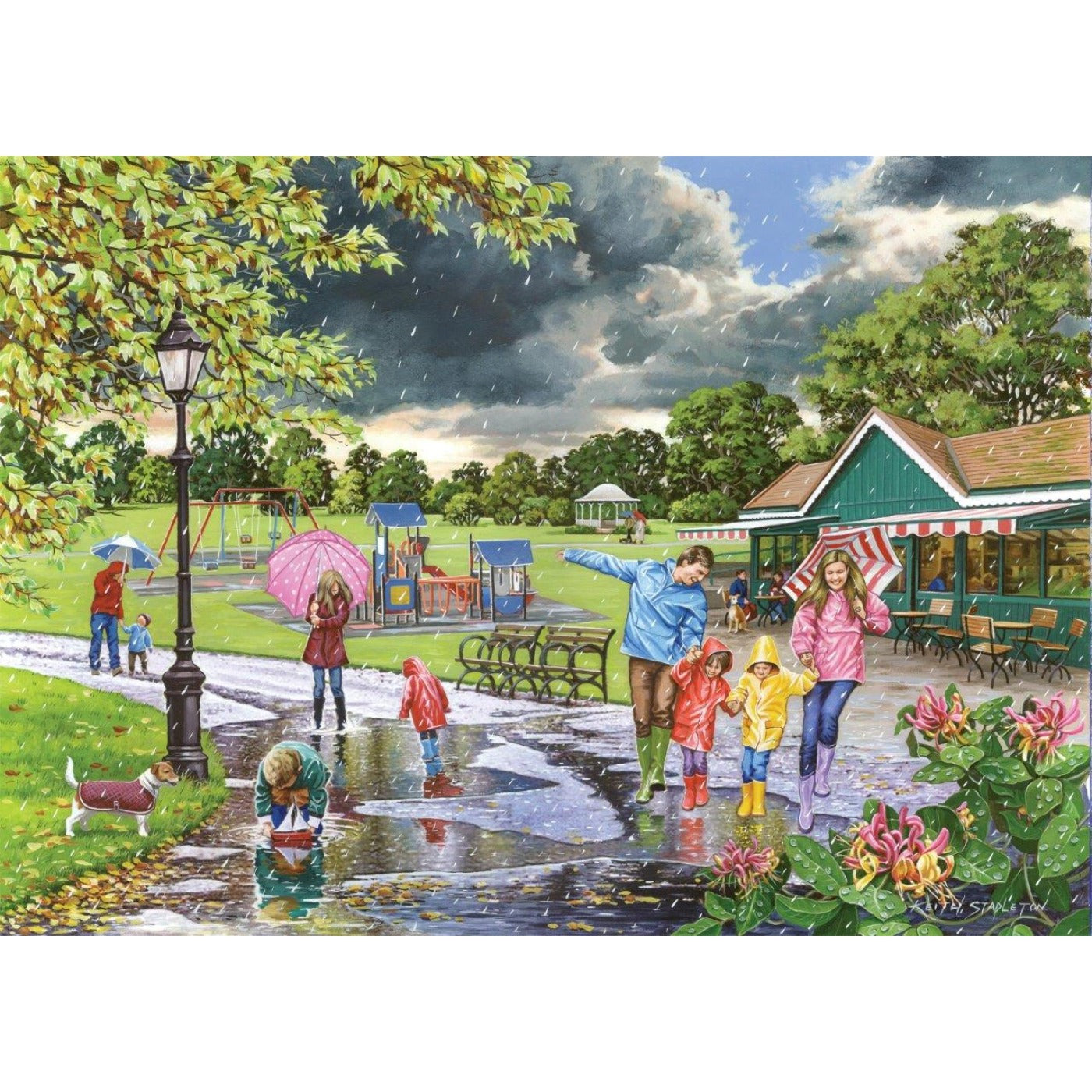 Puddles - 500 Piece Jigsaw Puzzle-The House of Puzzles-Yes Bebe