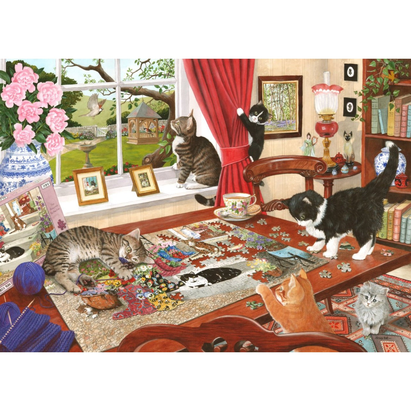 Puzzling Paws - 1000 Piece Jigsaw Puzzle-The House of Puzzles-Yes Bebe