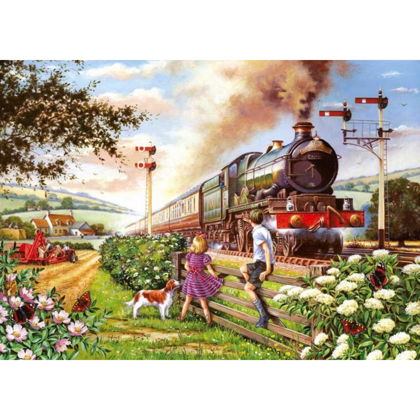 Railway Children - Big 500 Piece Jigsaw Puzzle-The House of Puzzles-Yes Bebe