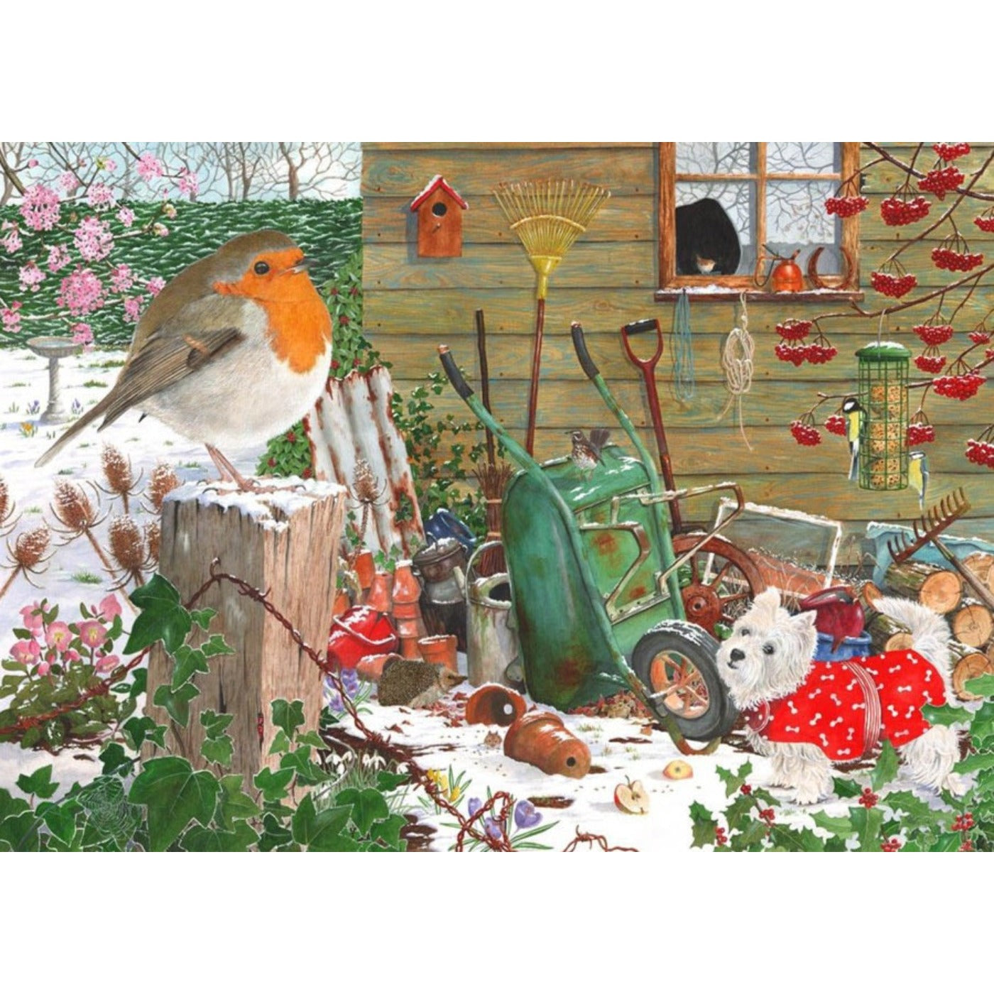 Robin Redbreast - 1000 Piece Jigsaw Puzzle-The House of Puzzles-Yes Bebe