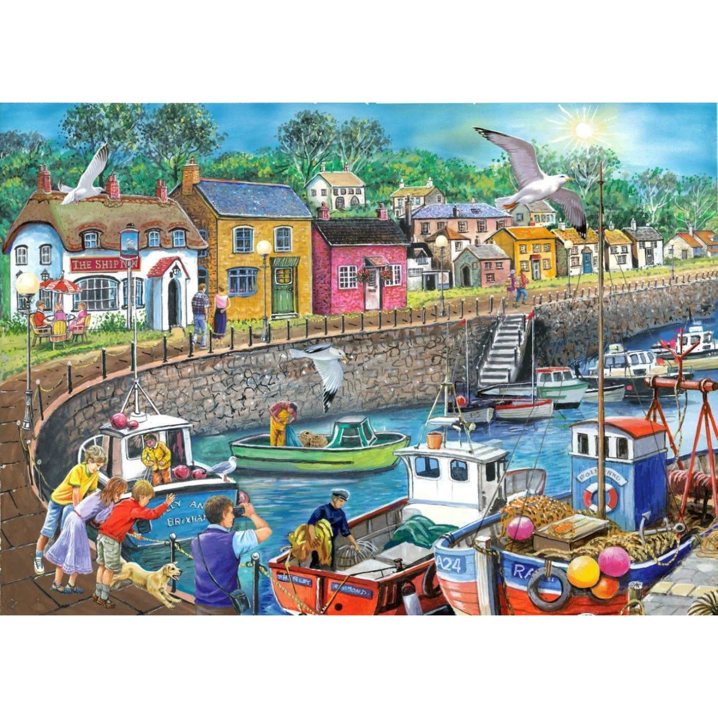 Seagull View - Big 250 Piece Jigsaw Puzzle-The House of Puzzles-Yes Bebe