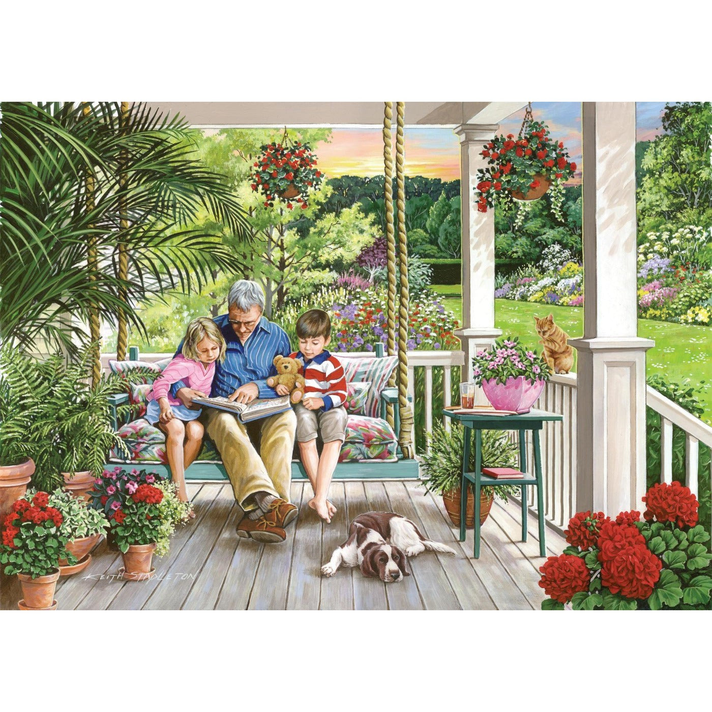 Storytime - Big 500 Piece Jigsaw Puzzle-The House of Puzzles-Yes Bebe