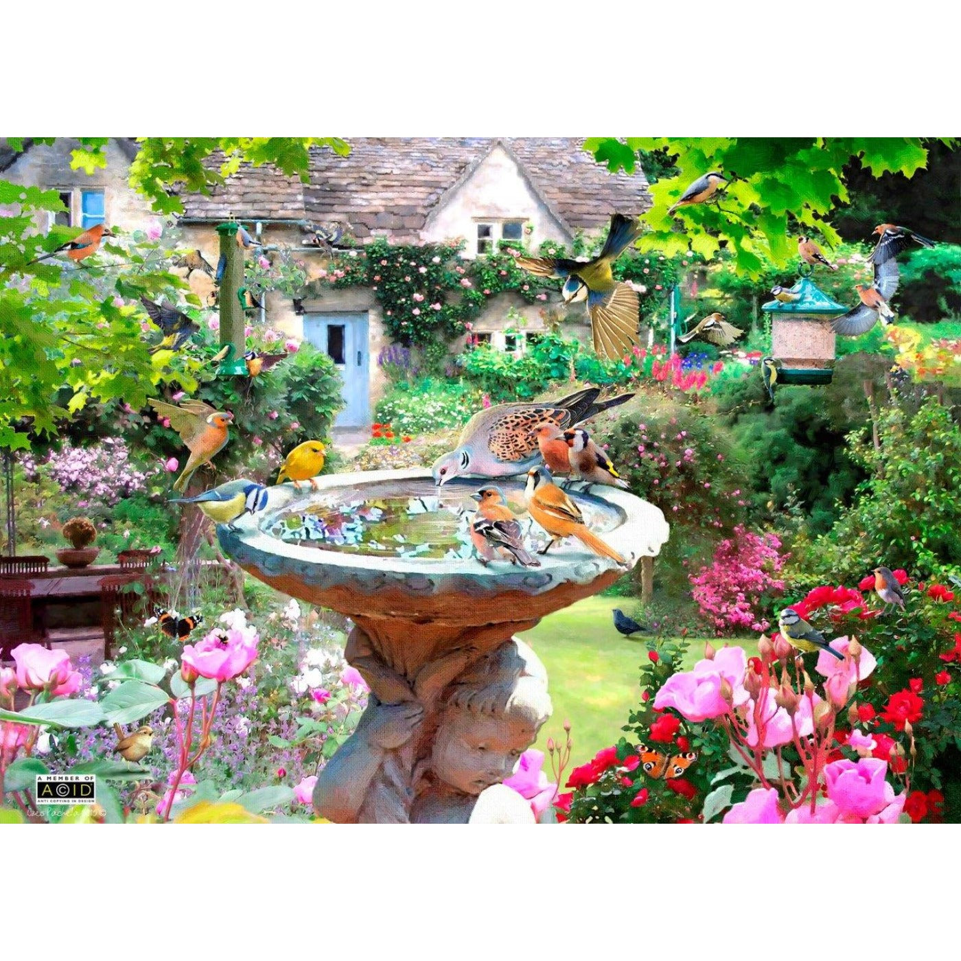 Summer Birds - 500 Piece Jigsaw Puzzle-The House of Puzzles-Yes Bebe