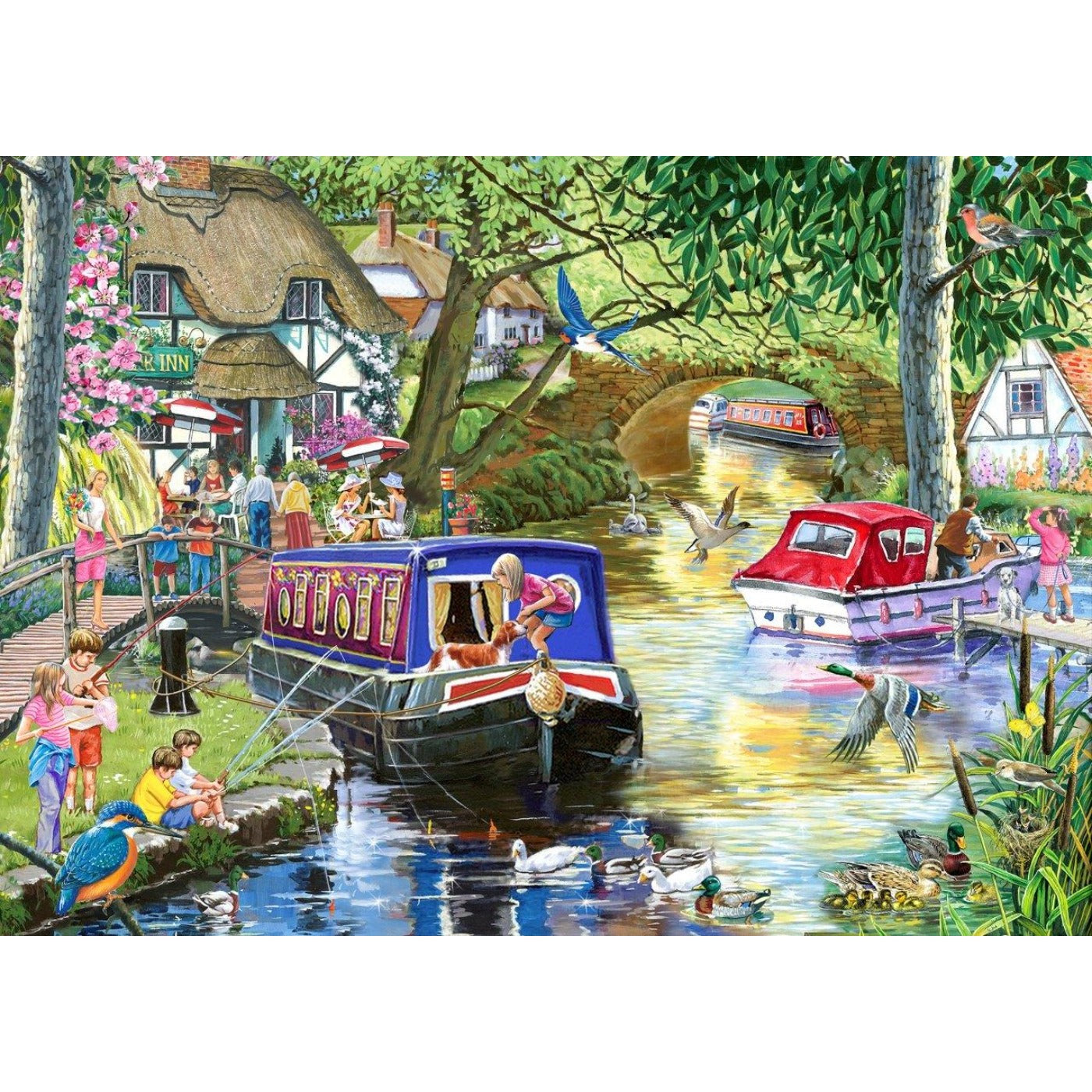 Summer On The River - 1000 Piece Jigsaw Puzzle-The House of Puzzles-Yes Bebe