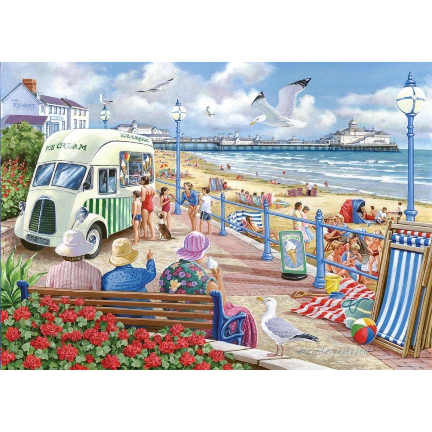 Sun, Sea & Sand - 1000 Piece Jigsaw Puzzle-The House of Puzzles-Yes Bebe