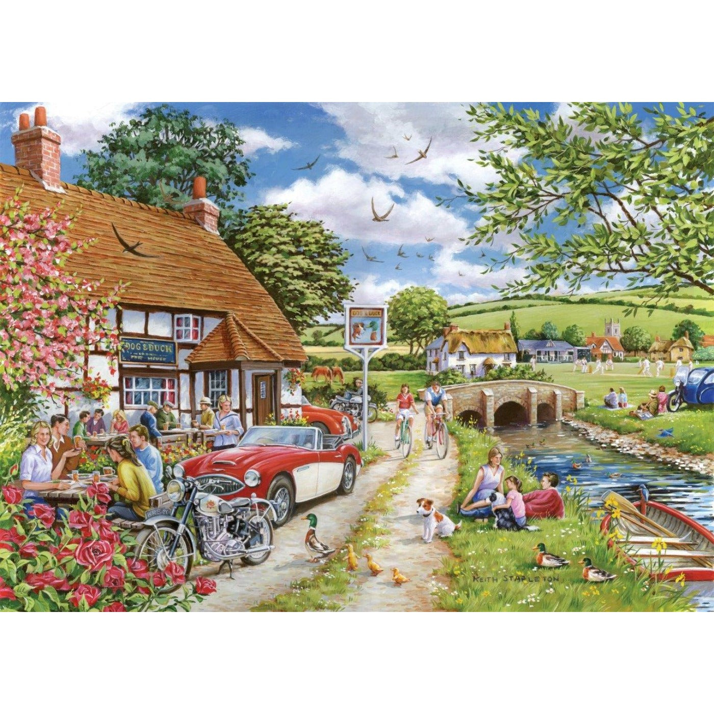 Sunday Lunch - 1000 Piece Jigsaw Puzzle-The House of Puzzles-Yes Bebe