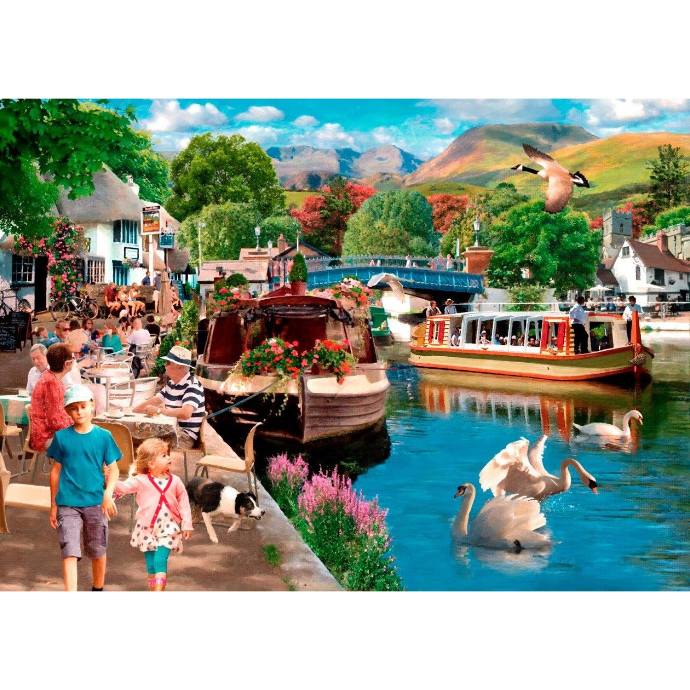 Sunny Afternoon - 500 Piece Jigsaw Puzzle-The House of Puzzles-Yes Bebe