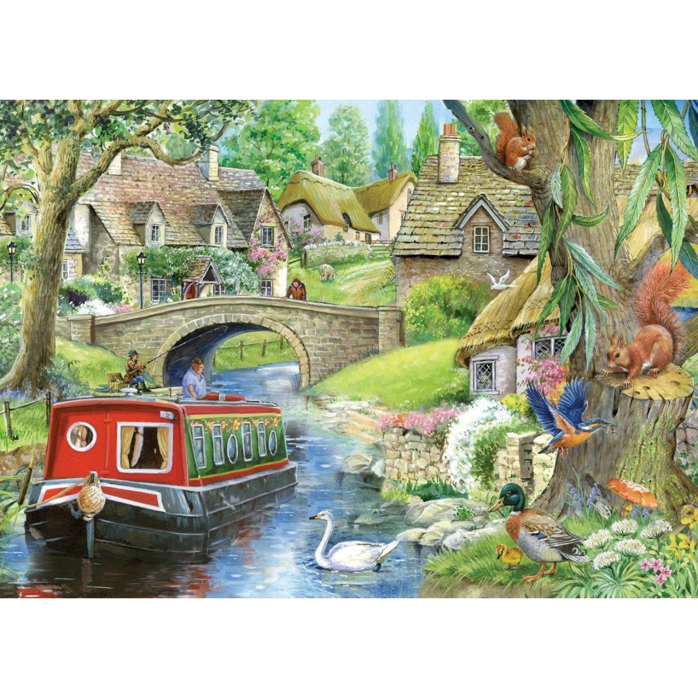 Taking It Easy - Big 250 Piece Jigsaw Puzzle-The House of Puzzles-Yes Bebe