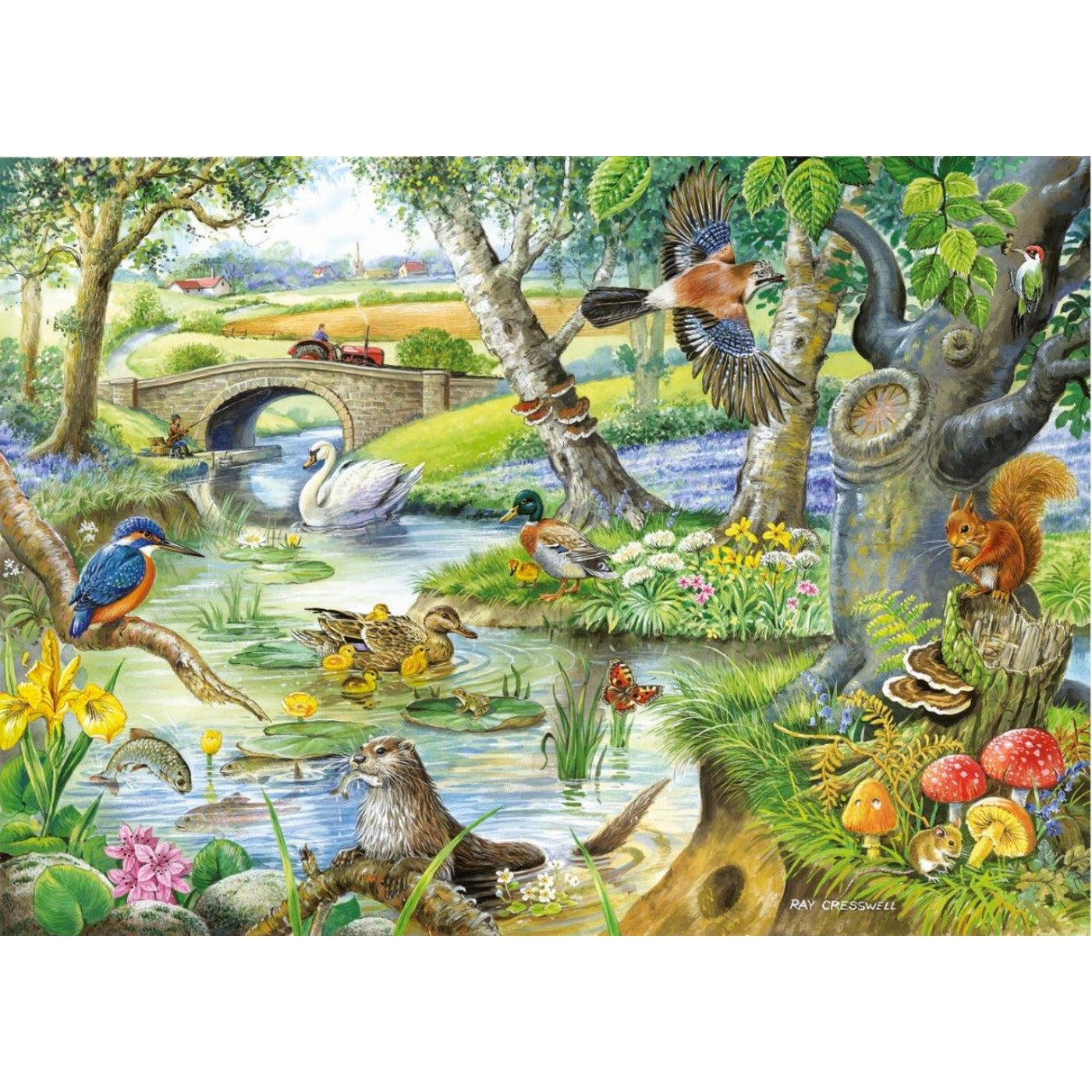 Tales Of The River - Big 500 Piece Jigsaw Puzzle-The House of Puzzles-Yes Bebe