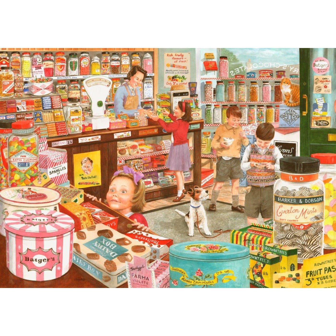 Thrupenny Bits - Big 500 Piece Jigsaw Puzzle-The House of Puzzles-Yes Bebe