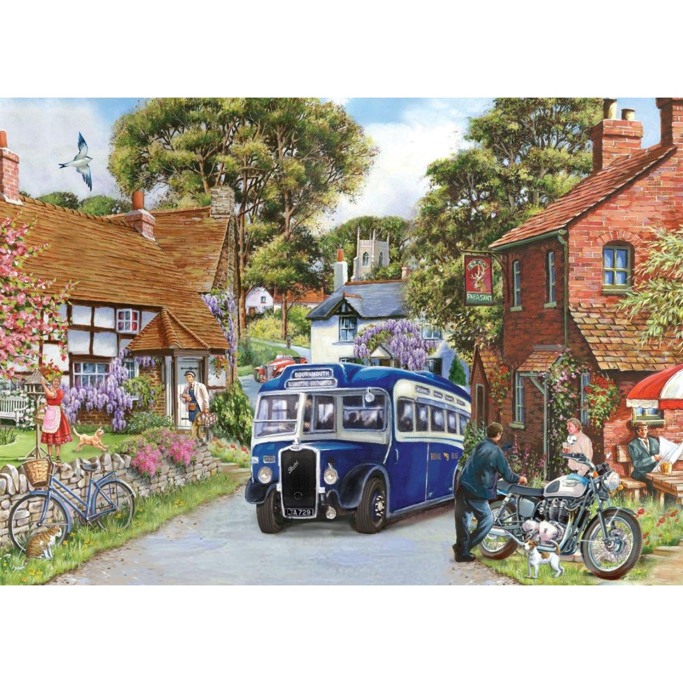 Tight Corner - 500 Piece Jigsaw Puzzle-The House of Puzzles-Yes Bebe