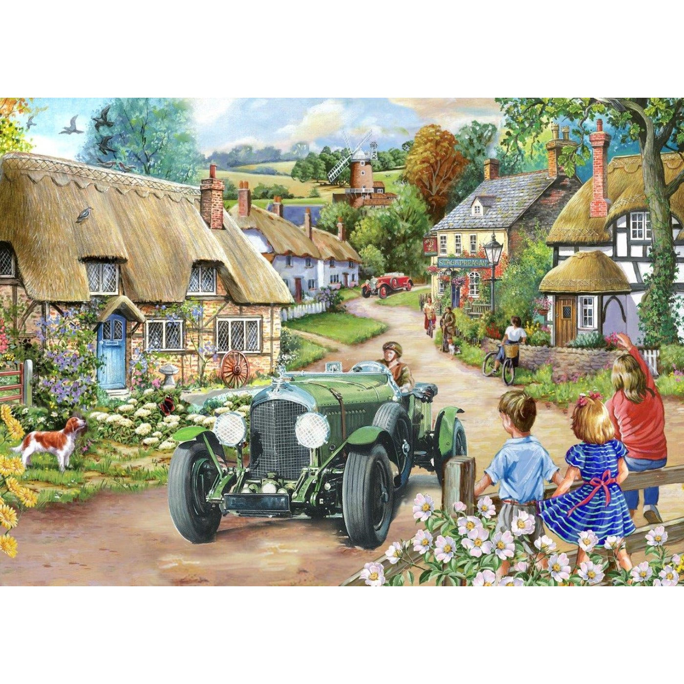 Vintage Run - Big 500 Piece Jigsaw Puzzle-The House of Puzzles-Yes Bebe