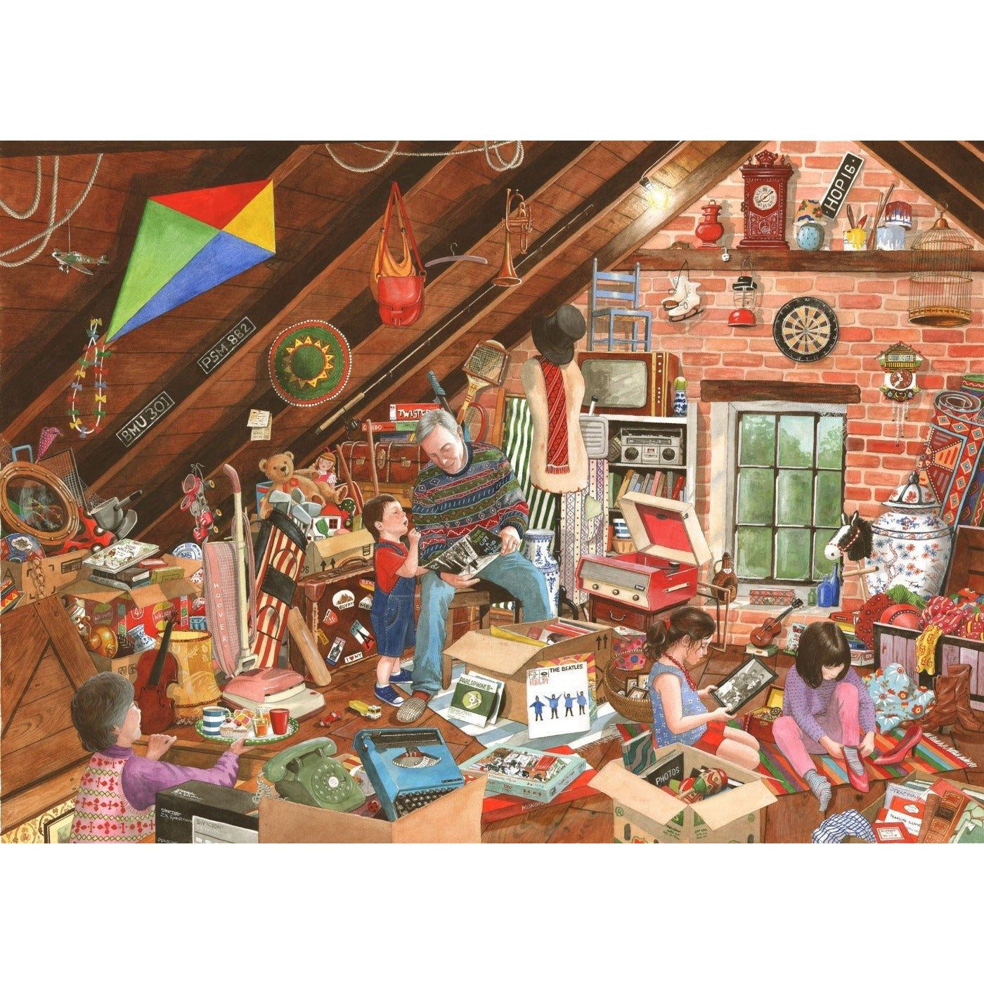 What's That Grandpa - 1000 Piece Jigsaw Puzzle-The House of Puzzles-Yes Bebe