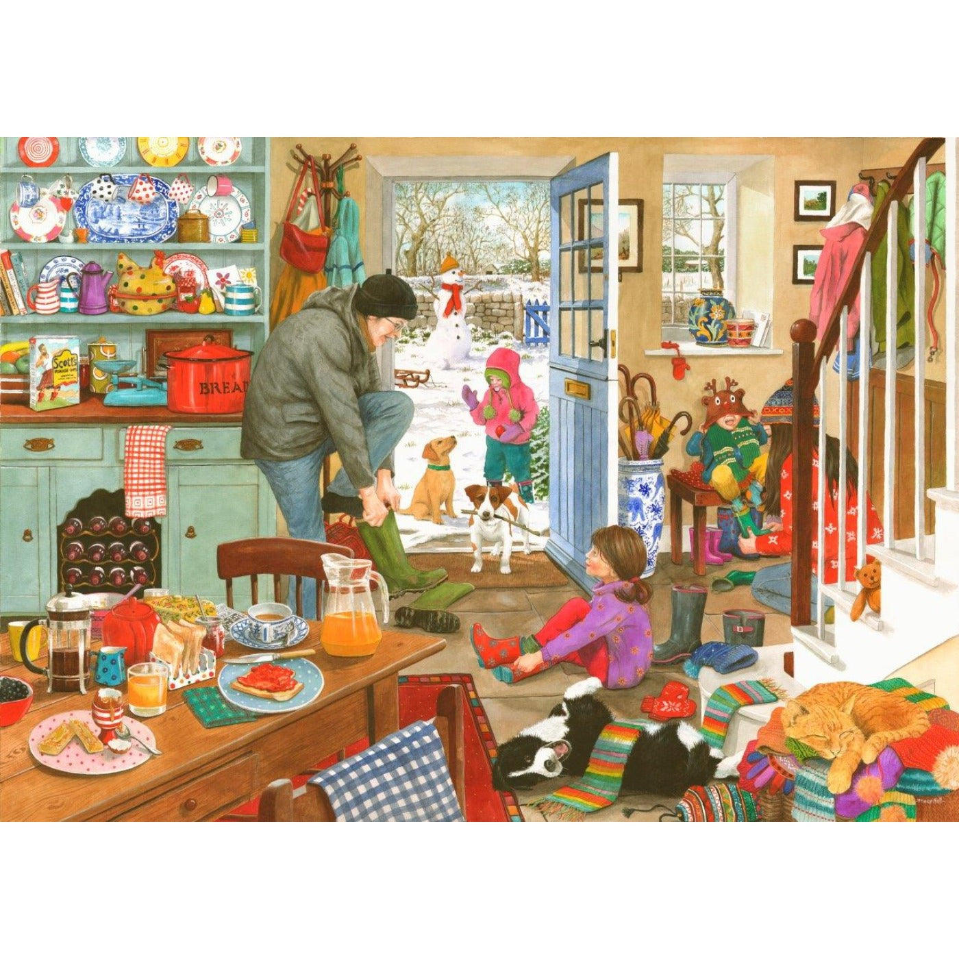 Woolly Hats & Wellies - 1000 Piece Jigsaw Puzzle-The House of Puzzles-Yes Bebe