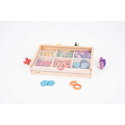 6 Way Wooden Sorting Box-Sorting & Stacking Toys-TickiT-Yes Bebe