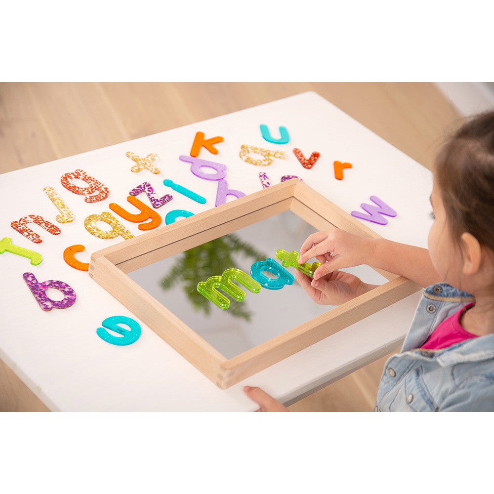 Rainbow Glitter Letters-Alphabet Toys-TickiT-Yes Bebe