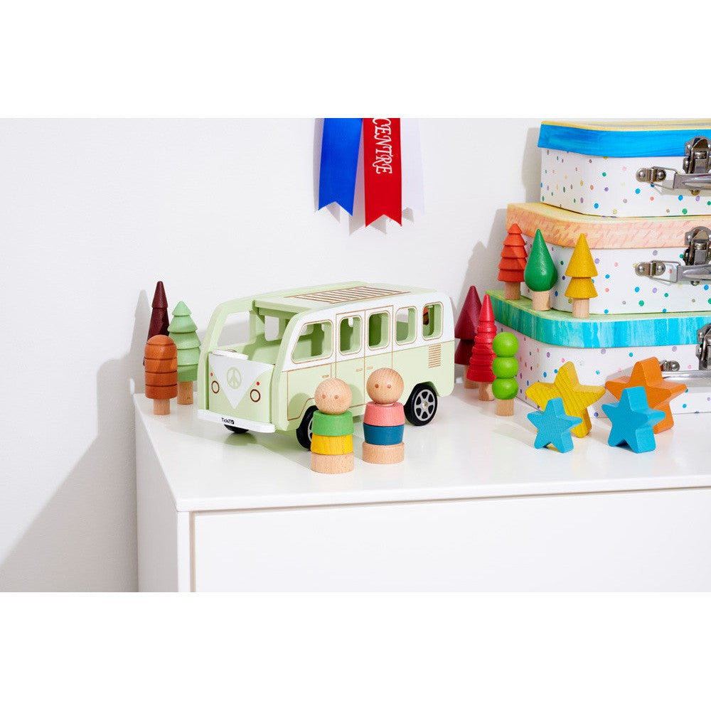Wooden Adventure Camper-Peg Doll Playsets-TickiT-Yes Bebe