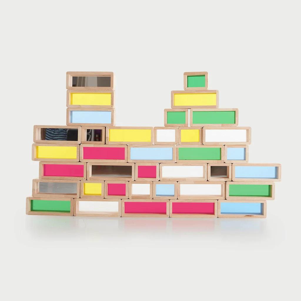 Rainbow Bricks - 36 Pieces