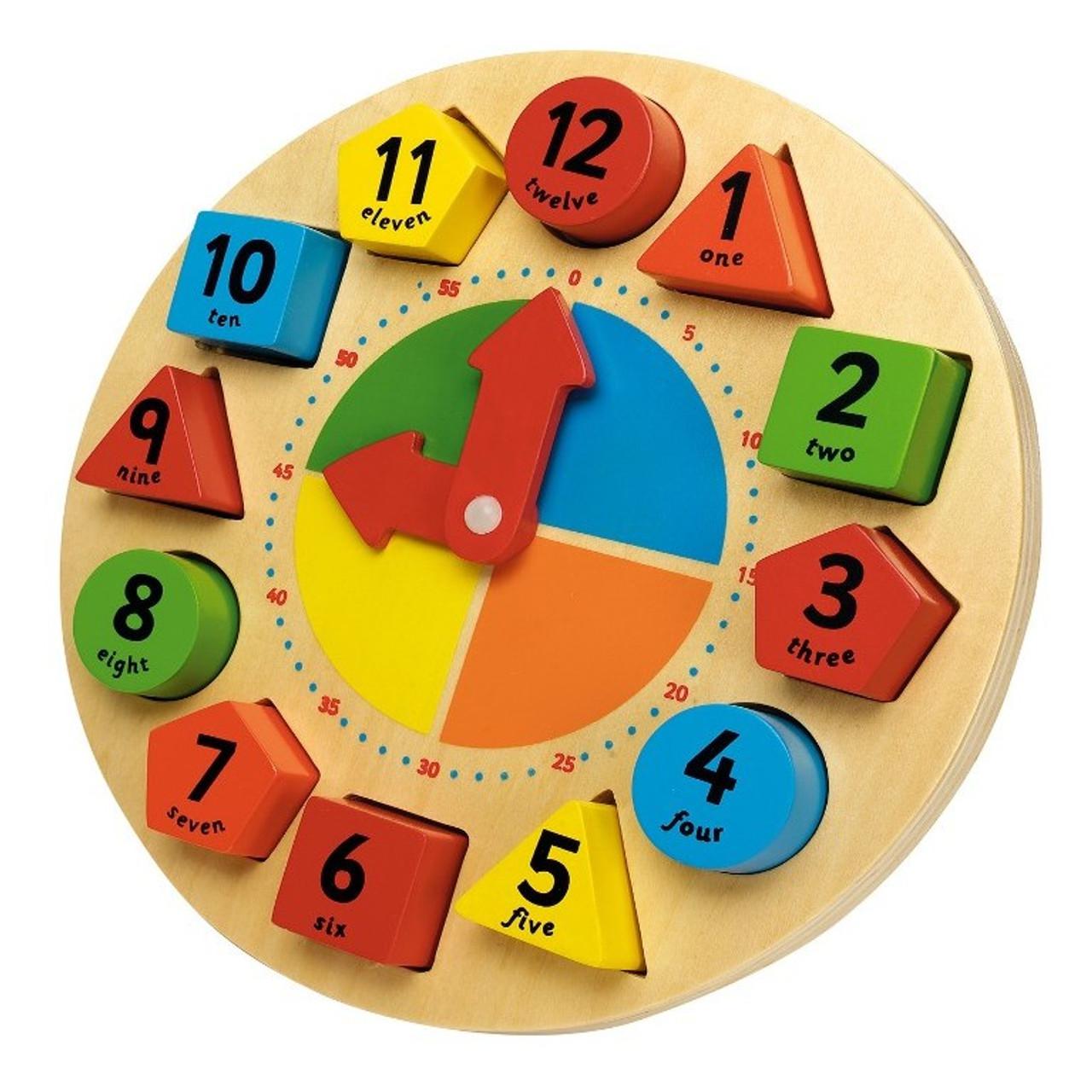 Sorting and Teaching Clock-Puzzles-Tidlo-Yes Bebe