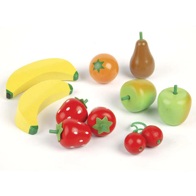 Wooden Fruit Salad-Toy Kitchens & Play Food-Tidlo-Yes Bebe