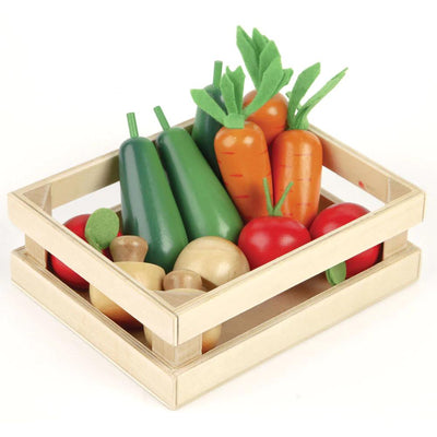 Wooden Winter Vegetable Set-Toy Kitchens & Play Food-Tidlo-Yes Bebe