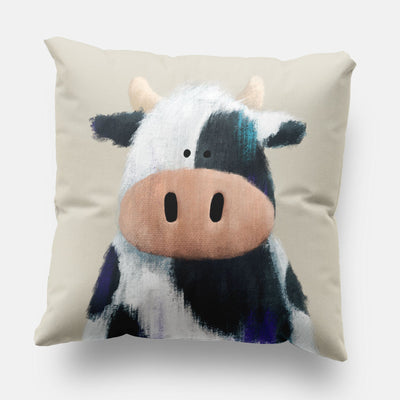 Cow Nursery Cushion Cover-Cushion Covers-Tigercub Prints-Yes Bebe