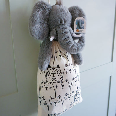 Elephant Soft Toy-Animal Soft Toys-Tigercub Prints-Elephant Soft Toy-Yes Bebe