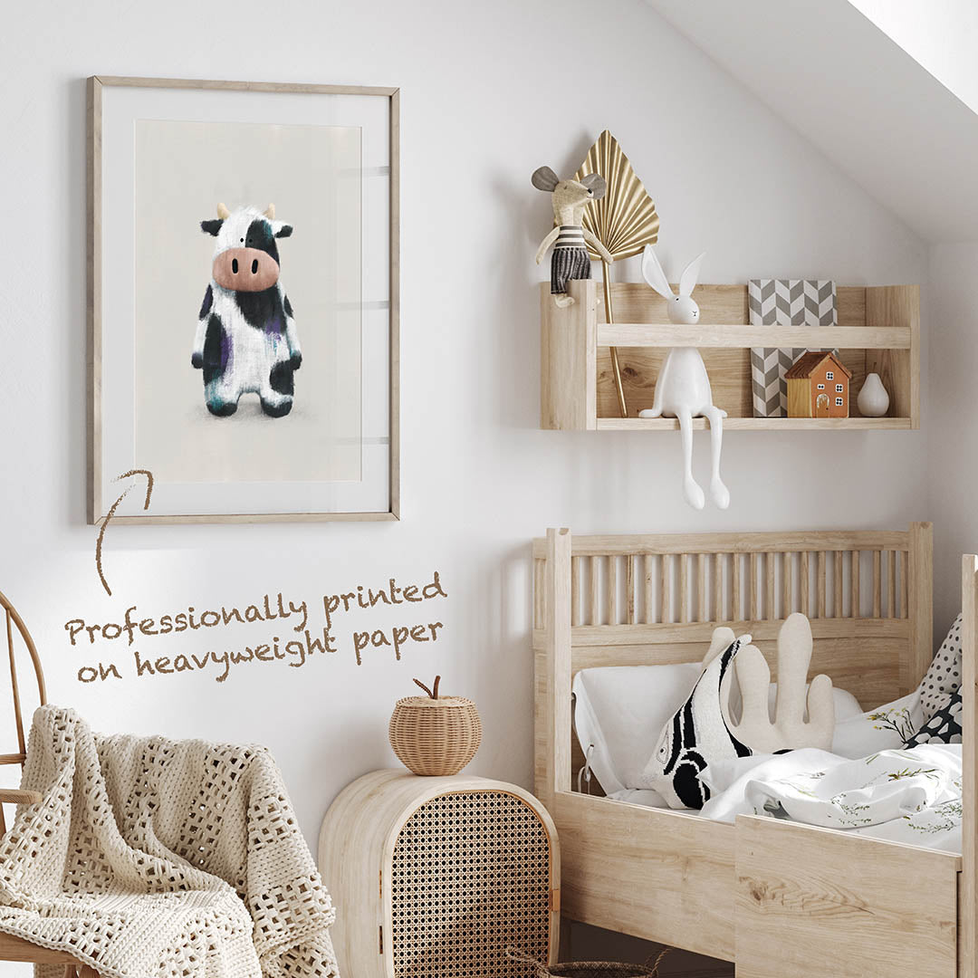 Farmyard Animals Nursery Prints Set of 3-Wall Prints-Tigercub Prints-Yes Bebe