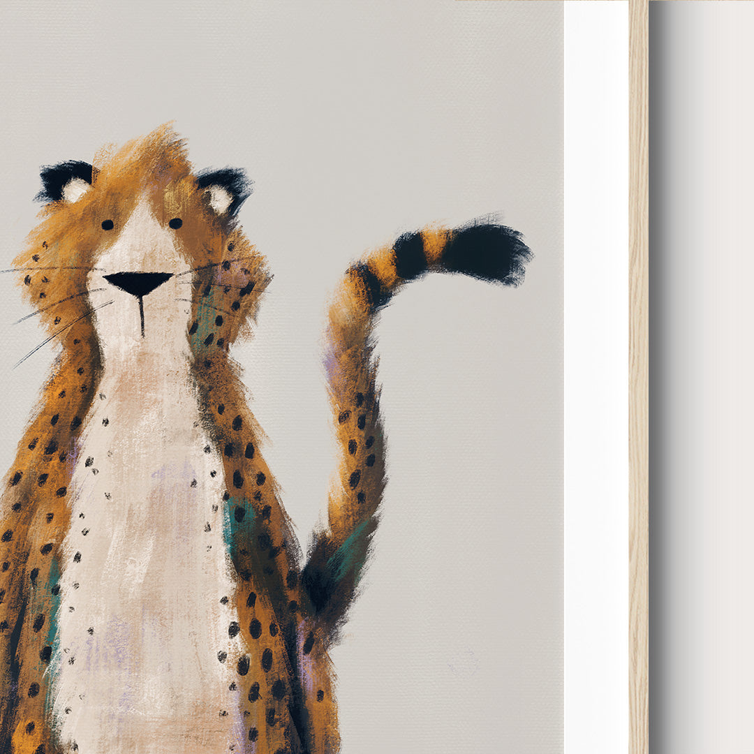 Neutral Jungle Safari Animal Nursery Prints Set of 3-Print Sets-Tigercub Prints-Yes Bebe