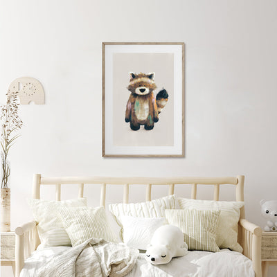 Neutral Woodland Nursery Prints Set of 4-Wall Prints-Tigercub Prints-Yes Bebe