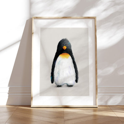 Penguin Nursery Print-Single Prints-Tigercub Prints-A4 Print-Yes Bebe