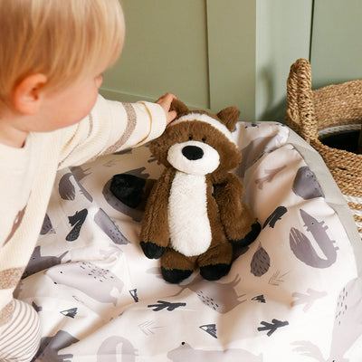 Racoon Soft Toy-Soft Toys-Tigercub Prints-Yes Bebe